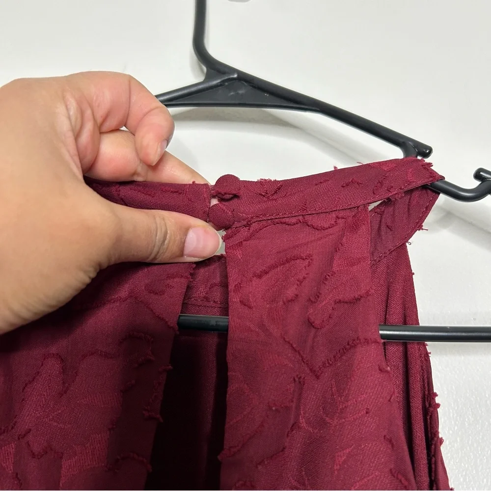 Lulu's Rich Red Halter Jumpsuit - Picture 6 of 10